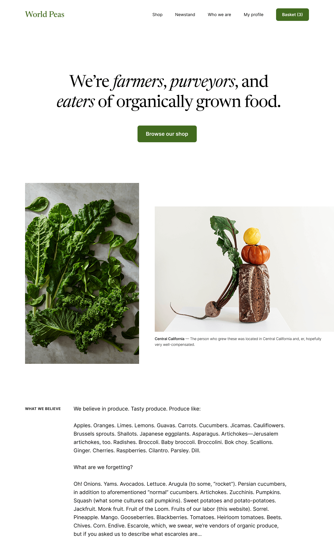 Example design page used to test pixel-perfect frontend overlays